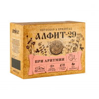 "Алфит-29" при аритмии чайный напиток. 60 брикетов по 2 г.