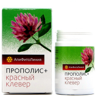 Для нормализации артериального давления "Прополис + Красный клевер" апифитокомплекс (60 таблеток).Пчела и Человек, 2 шт.