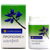 Противоопухолевый апифитокомплекс "Прополис + Шалфей" (60 таблеток).Пчела и Человек, 2 шт.