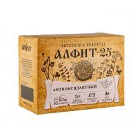 "Алфит-25" омолаживающий чайный напиток. 60 брикетов по 2 г.
