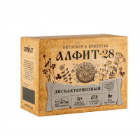 "Алфит-28" для профилактики и лечения дисбактериоза чайный напиток. 60 брикетов по 2 г