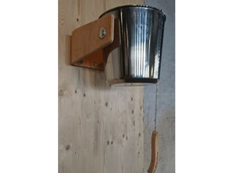 Русский душ из н/ж стали 15л крепление сейба