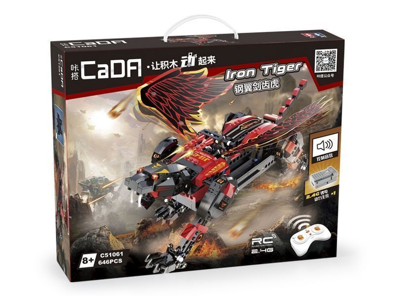 Радиоуправляемый конструктор CADA робот Iron Tiger (646 деталей)