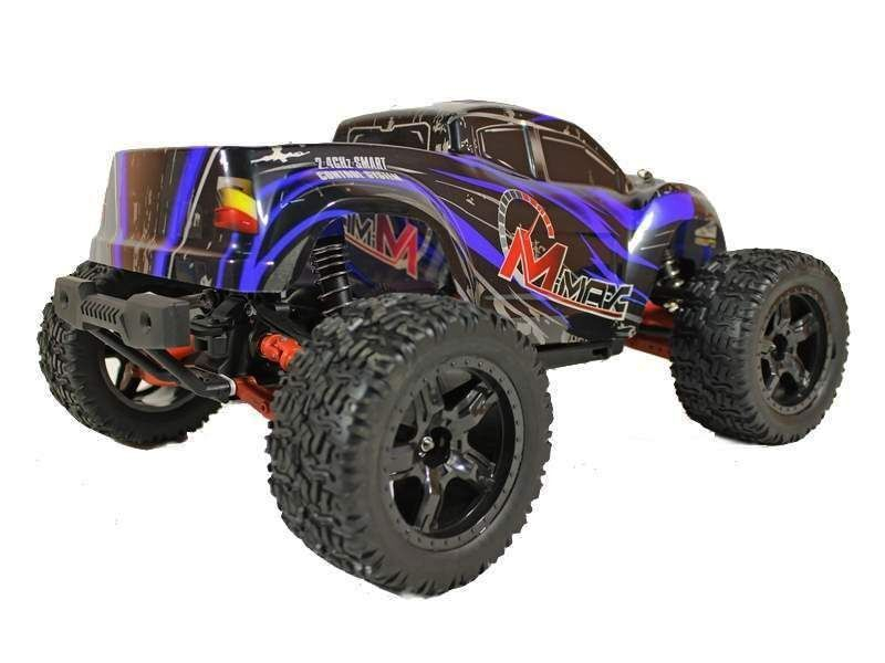 Радиоуправляемый монстр Remo Hobby MMAX PRO UPGRADE (синий) 4WD 2.4G 1/10 RTR