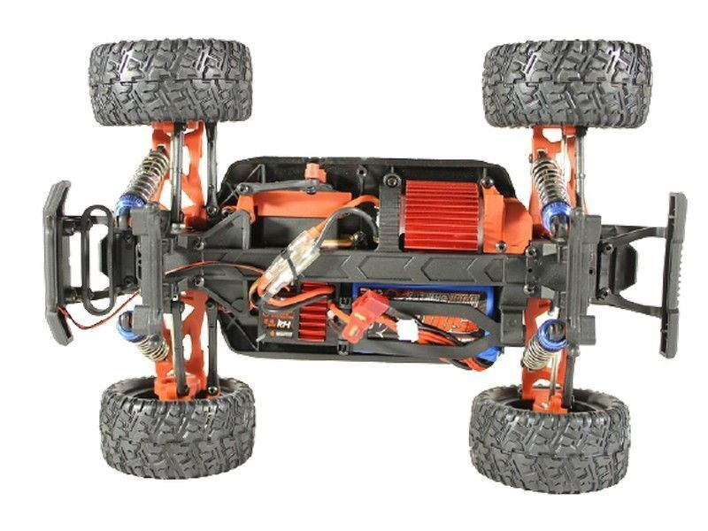 Радиоуправляемый монстр Remo Hobby SMAX UPGRADE V2.0 (синий) 4WD 2.4G 1/16 RTR