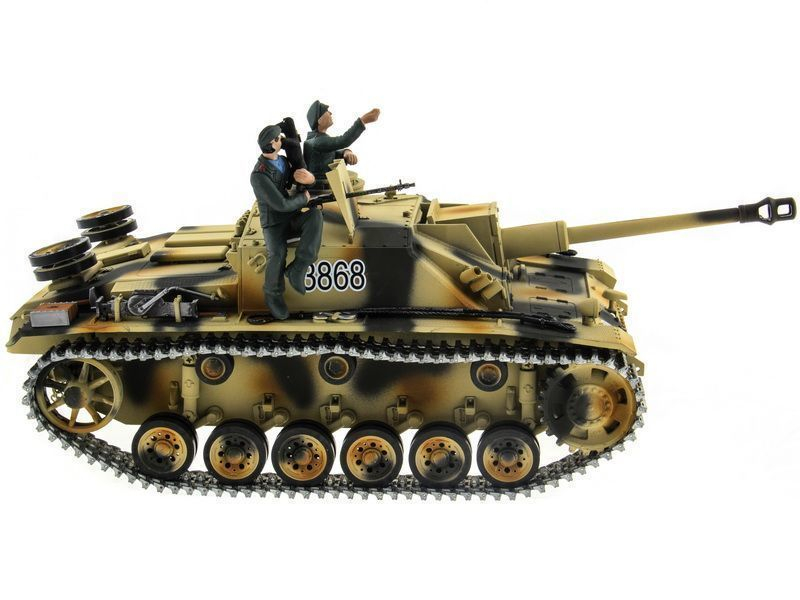 Радиоуправляемый танк Taigen 1/16 SturmgeschutzIIIausf.gsd.kfz. (Германия) HC версия 2.4G RTR