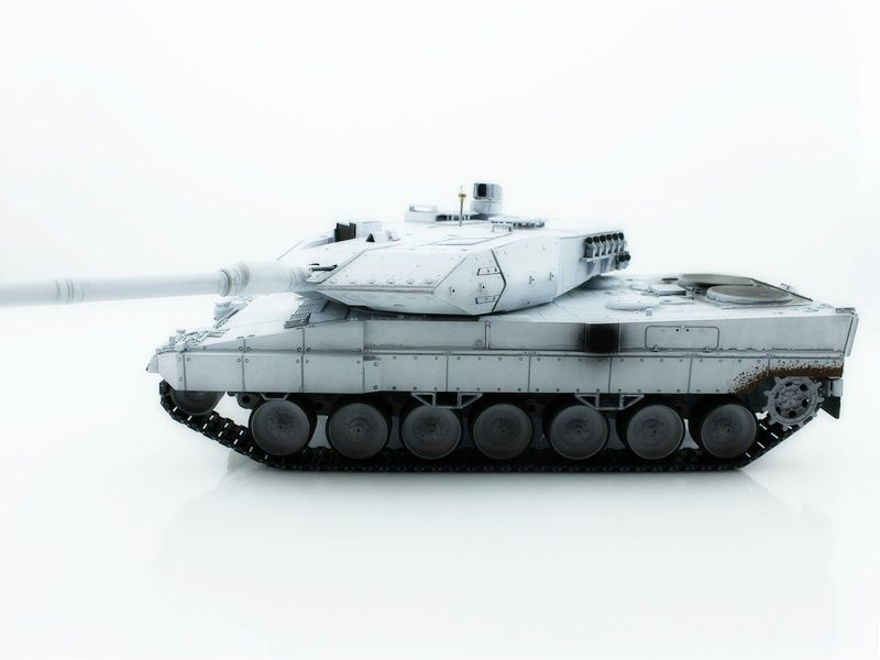 Радиоуправляемый танк Taigen 1/16 Leopard 2 A6 (Германия) (для ИК танкового боя) UN 2.4G RTR, деревянная коробка