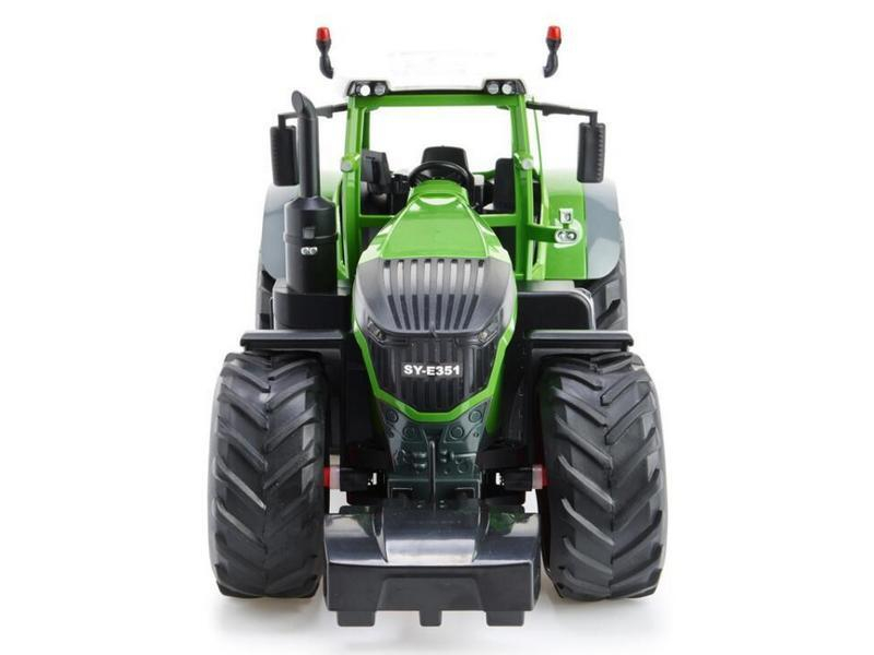 Р/У сельскохозяйственный трактор с прицепом Double Eagle 1:16