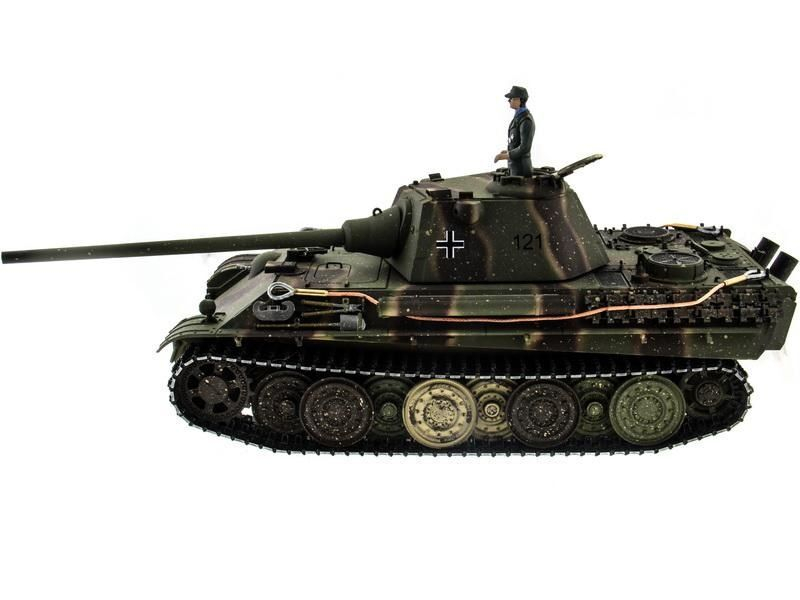Р/У танк Taigen 1/16 Panther type F с ИК пушкой HC версия, башня на 360, подшипники в ред, 2.4G RTR