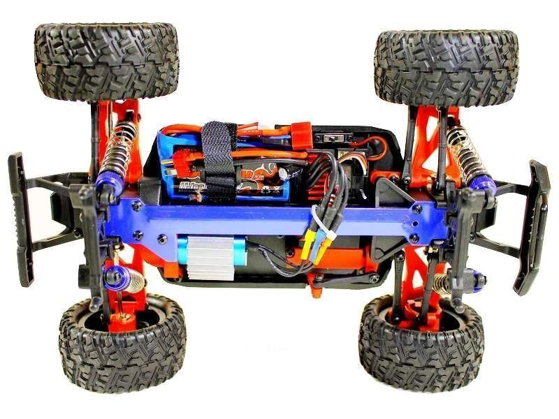 Радиоуправляемый монстр Remo Hobby SMAX Brushless UPGRADE (синий) 4WD 2.4G 1/16 RTR