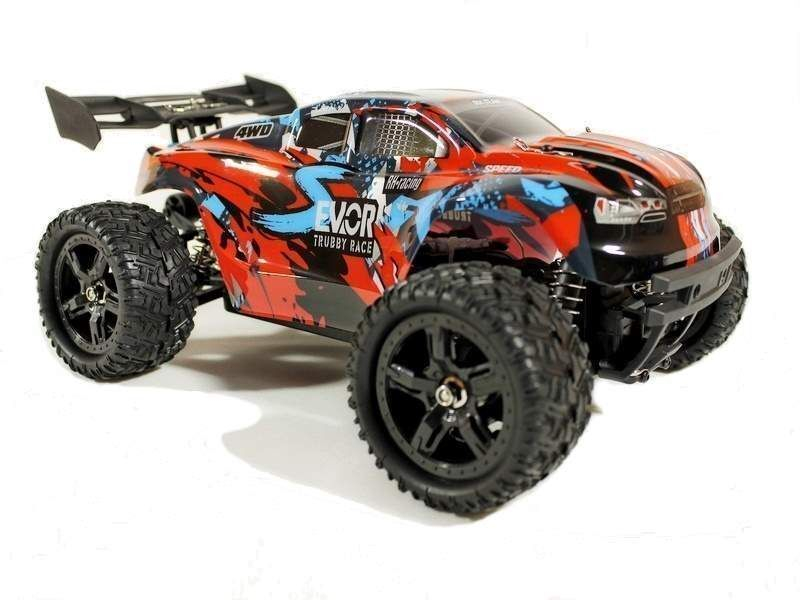 Радиоуправляемая трагги Remo Hobby S EVO-R (красный) 4WD 2.4G 1/16 RTR
