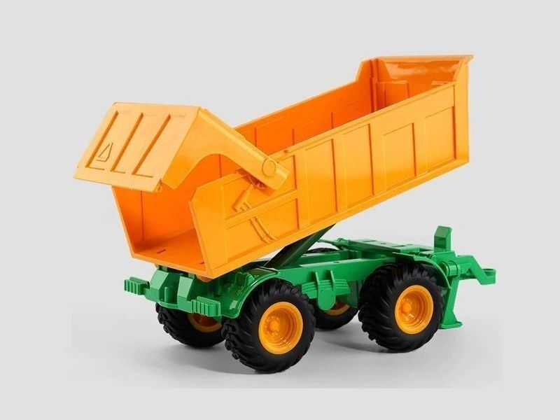 Р/У фермерский трактор Korody с прицепом самосвалом, двойные колеса 1/24 2.4G 6CH RTR