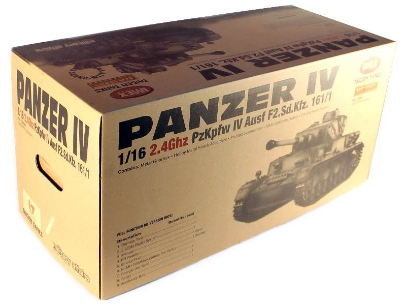Р/У танк Taigen 1/16 Panzerkampfwagen IV Ausf.F2.Sd.Kfz (Германия) 2.4G RTR