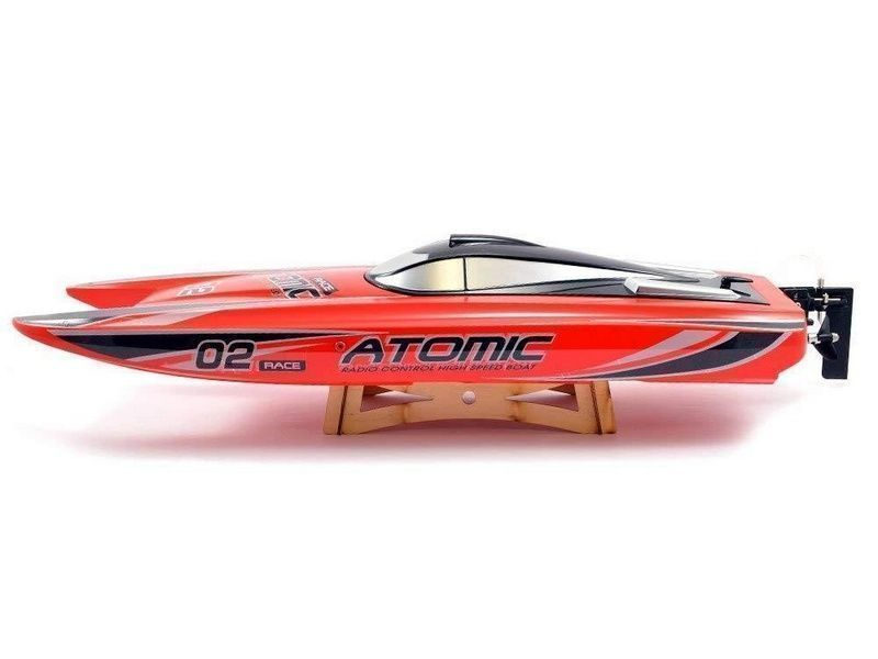 Радиоуправляемый катамаран Volantex RC ATOMIC 700 красный Brushless 2.4G LiPo RTR