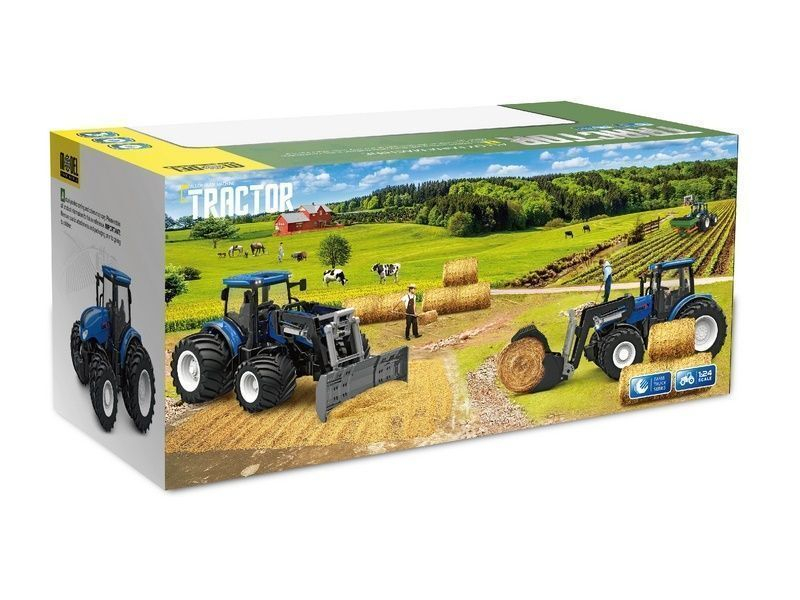 Р/У фермерский трактор Korody с поливалкой, мет. кузов, широкие колеса 1/24 2.4G 6CH RTR