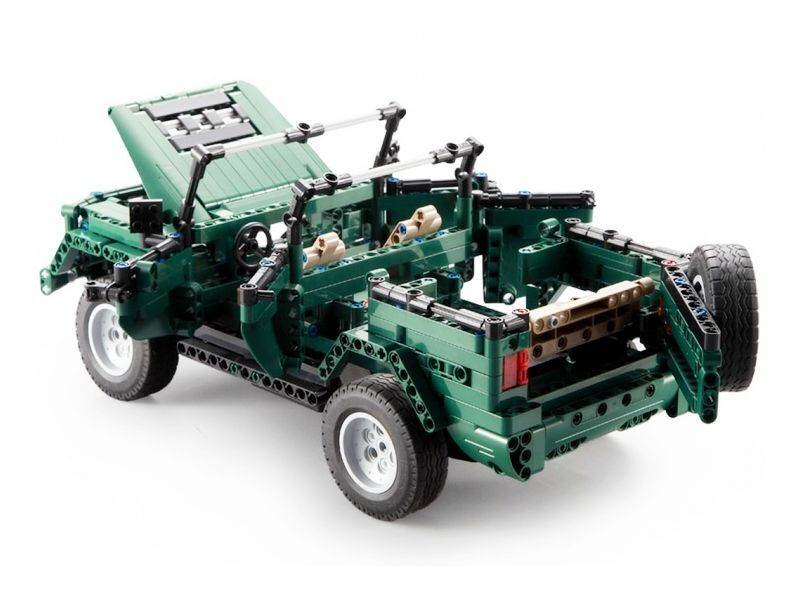Р/У конструктор CaDA Technic Военный джип (561 деталь)