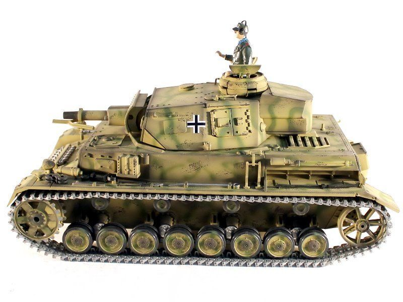 Р/У танк Taigen 1/16 Dak PZ.Kpfw. IV Ausf. F-1 (Германия) PRO 2.4G RTR