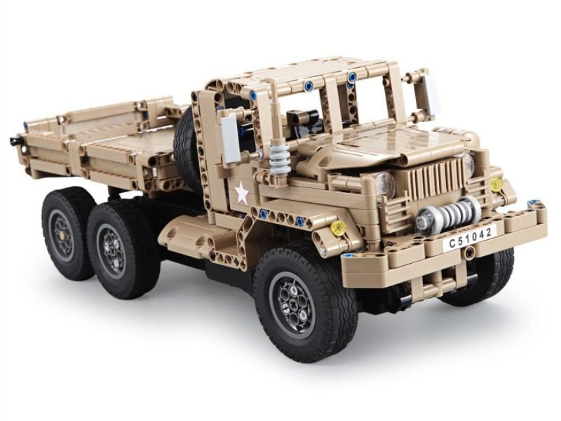 Радиоуправляемый конструктор CADA deTech военный грузовик (545 деталей)