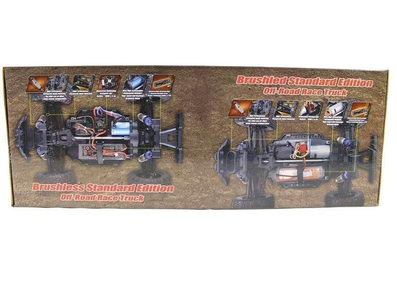 Радиоуправляемый монстр Remo Hobby MMAX Brushless UPGRADE (синий) 4WD 2.4G 1/10 RTR