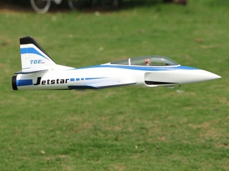 Р/У самолет Top RC Jet Star голубой 800 мм импеллер 65мм PNP