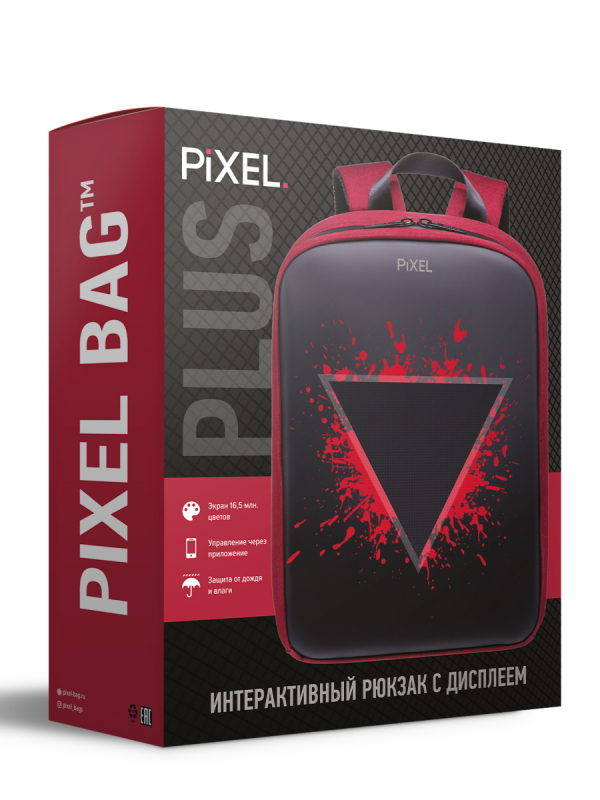 Рюкзак с дисплеем Pixel PLUS 2.0 - Indigo (синий)
