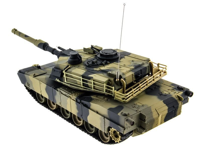 Р/У танк Heng Long 1/24 Battle M1A1 ABRAMS, стреляет шариками, RTR