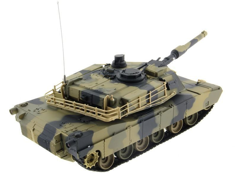 Р/У танк Heng Long 1/24 Battle M1A1 ABRAMS, стреляет шариками, RTR