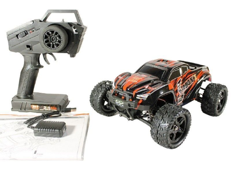 Радиоуправляемый монстр Remo Hobby SMAX Brushless V2.0 (красный) 4WD 2.4G 1/16 RTR