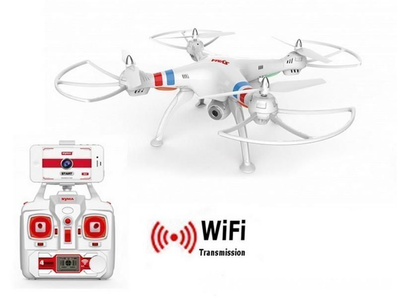Р/У квадрокоптер Syma X8W с FPV трансляцией Wi-Fi 2.4G RTF