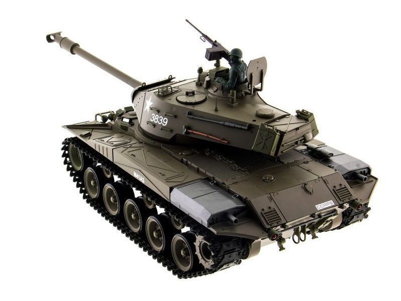Радиоуправляемый танк Heng Long M41 Walking Bulldog Upgrade V6.0 2.4G 1/16 RTR