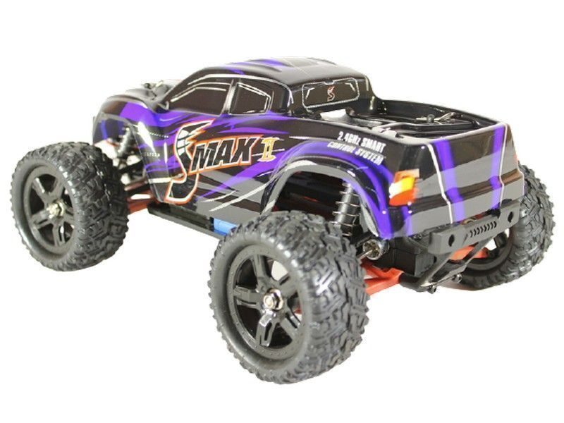 Радиоуправляемый монстр Remo Hobby SMAX UPGRADE V2.0 (синий) 4WD 2.4G 1/16 RTR