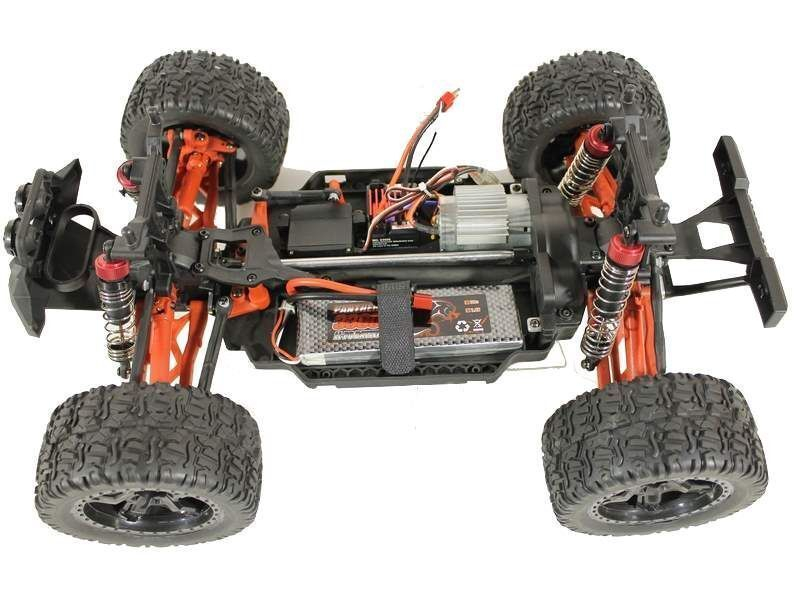 Радиоуправляемый монстр Remo Hobby MMAX UPGRADE (красный) 4WD 2.4G 1/10 RTR