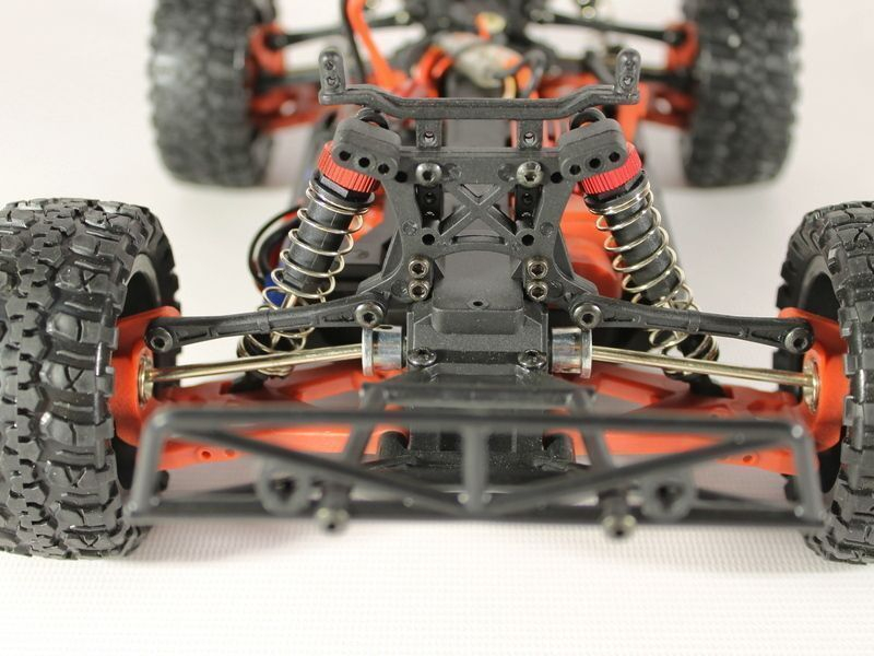 Радиоуправляемый шорт-корс Remo Hobby Rocket UPGRADE V2.0 (оранжевый) 4WD 2.4G 1/16 RTR