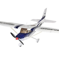 Радиоуправляемый самолет Top RC Cessna 182 400 class синяя 965мм KIT