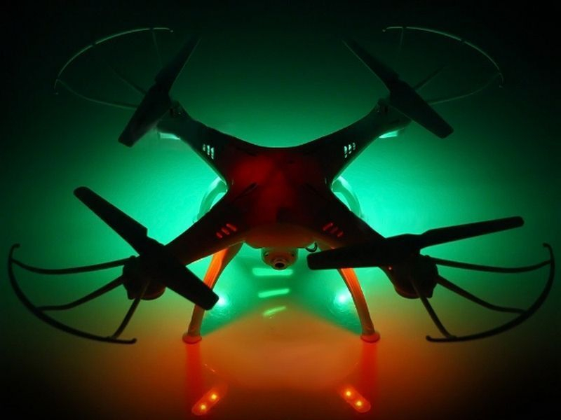 Р/У квадрокоптер Syma X5SC с видеокамерой, 4Gb, HeadFree 2.4G RTF