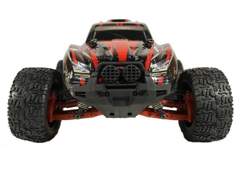Радиоуправляемый монстр Remo Hobby MMAX PRO UPGRADE (красный) 4WD 2.4G 1/10 RTR