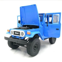 Радиоуправляемая машина WPL японский внедорожник FJ40 (голубая) 4WD 2.4G 1/16 RTR
