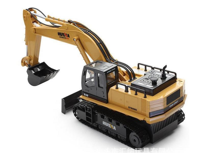 Радиоуправляемый экскаватор HUI NA TOYS 2.4G 11CH 1/16 RTR