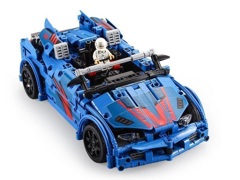 Радиоуправляемый конструктор CADA deTech гоночный автомобиль интерактивный (585 деталей)