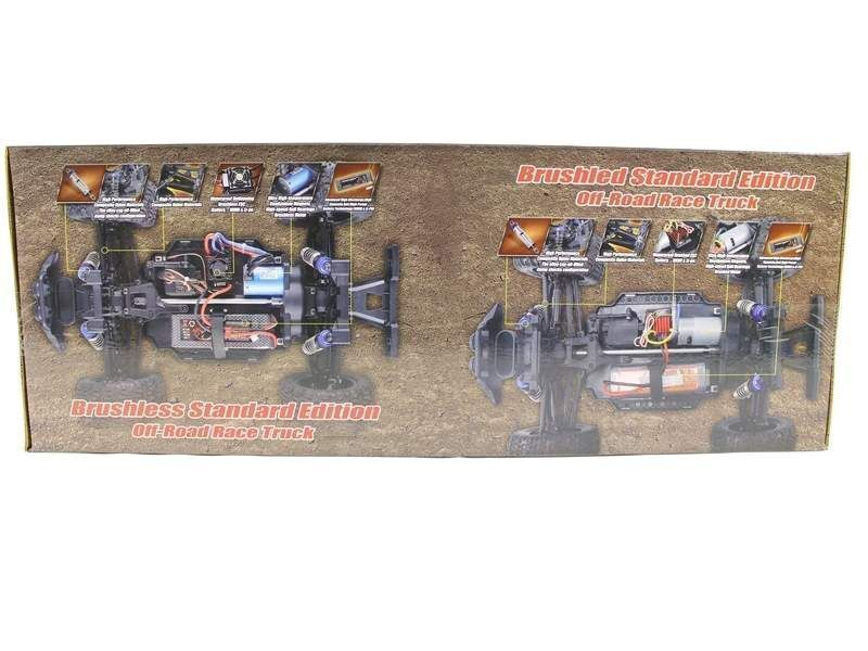 Радиоуправляемый монстр Remo Hobby MMAX Brushless UPGRADE (красный) 4WD 2.4G 1/10 RTR