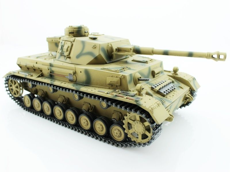 Р/У танк Taigen 1/16 Panzerkampfwagen IV Ausf.F2.Sd.Kfz (Германия) 2.4G, RTR, летний камуфляж