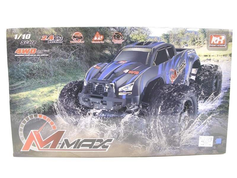 Радиоуправляемый монстр Remo Hobby MMAX UPGRADE (красный) 4WD 2.4G 1/10 RTR