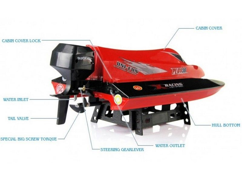 Р/У катер HuanQi 959 27/40 МГЦ + акб RTR