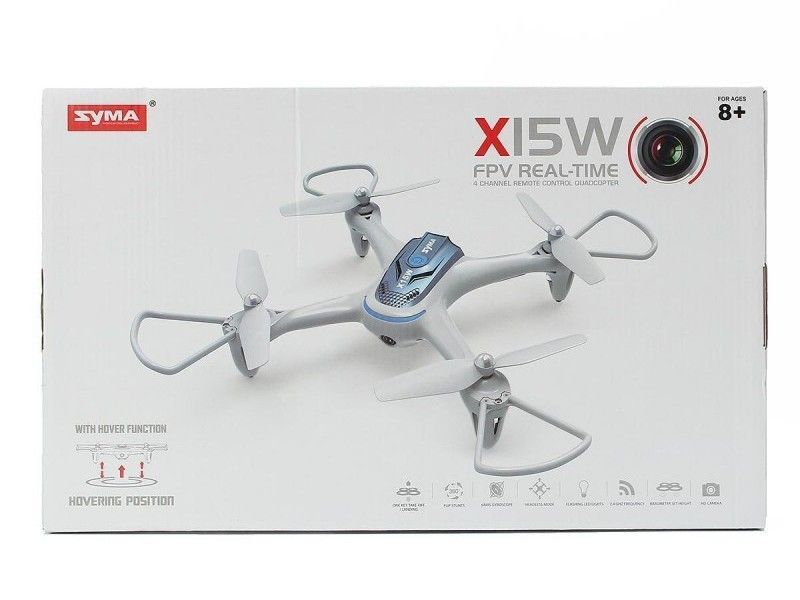 Р/У квадрокоптер Syma X15WPRO с FPV трансляцией Wi-Fi, камера 1Мп (HD), 2.4G RTF