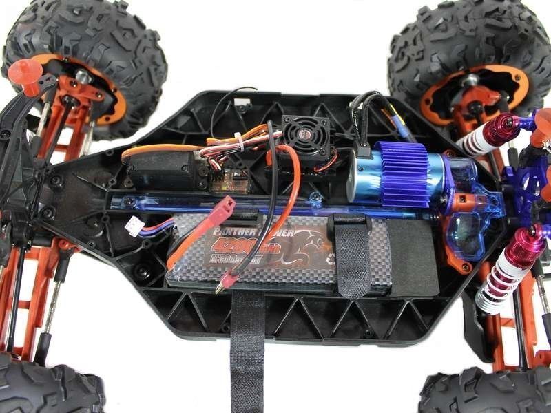 Радиоуправляемая трагги Remo Hobby EVO-R Brushless UPGRADE (красная) 4WD 2.4G 1/8 RTR
