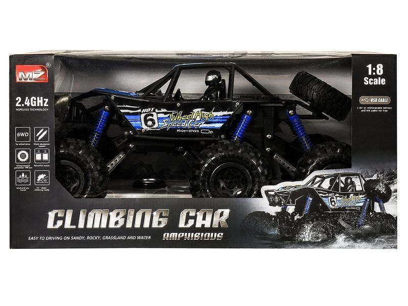 Р/У машина MZ Краулер 6х6 (амфибия) 2.4G 1/8 RTR + акб и З/У
