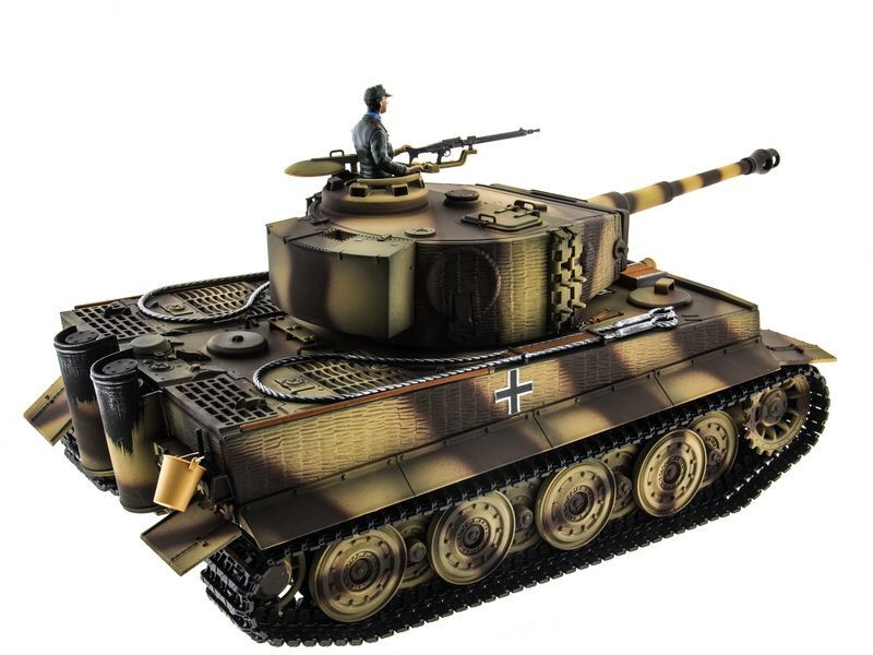 P/У танк Taigen 1/16 Tiger 1 (Германия, поздняя версия) 2.4G RTR летний камуфляж