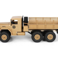 Радиоуправляемая машина WPL военный грузовик (песочный) 6WD 2.4G 1/16 RTR