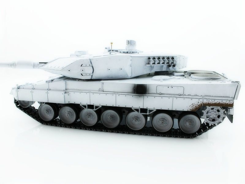 Радиоуправляемый танк Taigen 1/16 Leopard 2 A6 (Германия) (для ИК танкового боя) UN 2.4G RTR, деревянная коробка