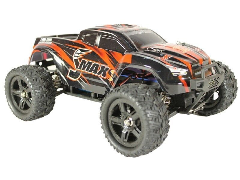 Радиоуправляемый монстр Remo Hobby SMAX Brushless V2.0 (красный) 4WD 2.4G 1/16 RTR